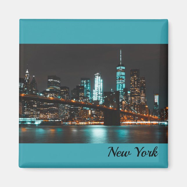 New York Square Magnet (Vorne)