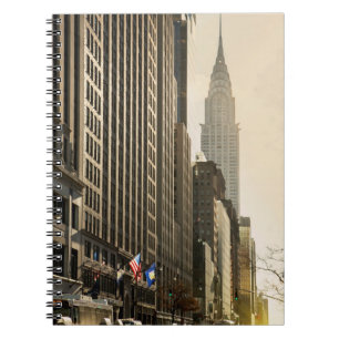 New York, St. e-42 und Chrysler-Gebäude Notizblock