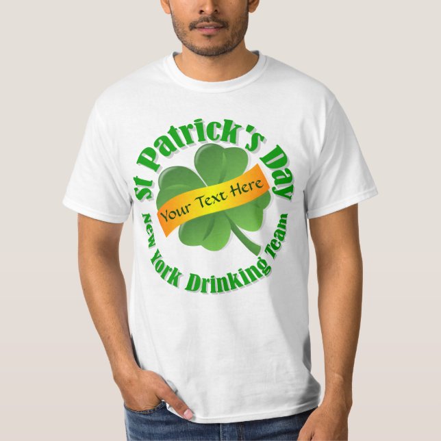 New York St Patrick's Day T-Shirt (Vorderseite)