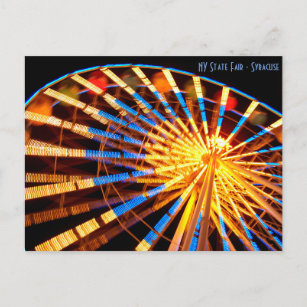 New York Staat Fair - Syracuse NY - Ferris Wheel P Postkarte