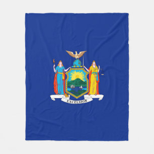 New York State Flag Design Fleecedecke