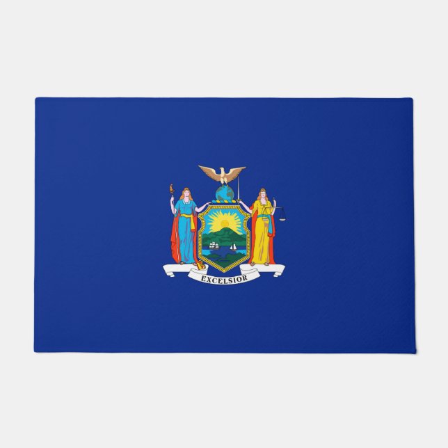 New York State Flag Design Fußmatte (Vorderseite)