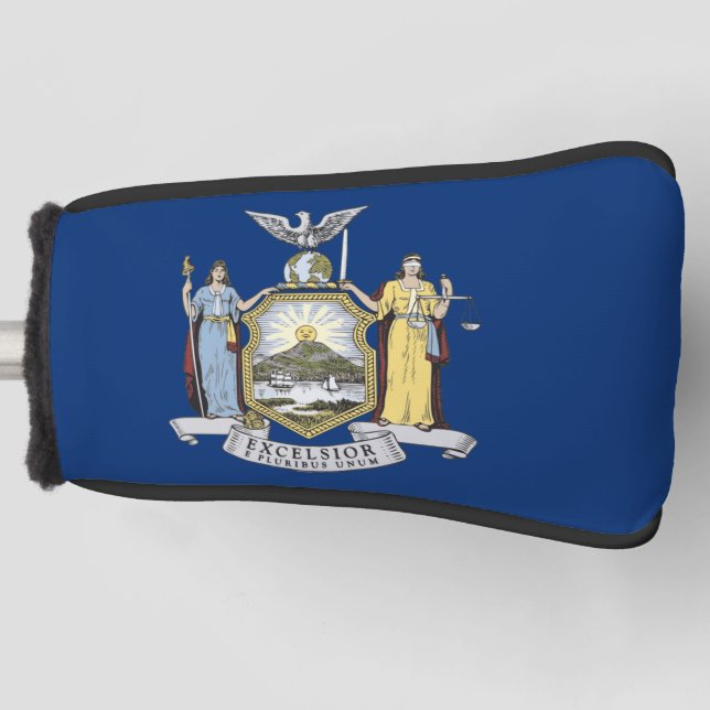 New York State Flag Golf Head Cover Golf Headcover (Vorderseite)