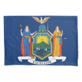 New York State Flag Print Patriota Kissenbezug