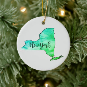 New York State Malerei Illustration Ornament