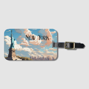New York Statue of Liberty Luggage Tag Gepäckanhänger