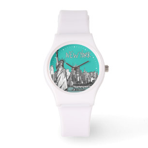 New York Statue of Liberty Modern Armbanduhr
