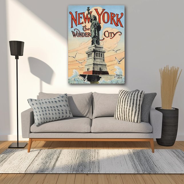 New York Statue of Libery Vintage Poster (Von Creator hochgeladen)