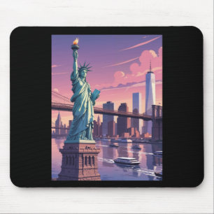 New York Sticker Mousepad