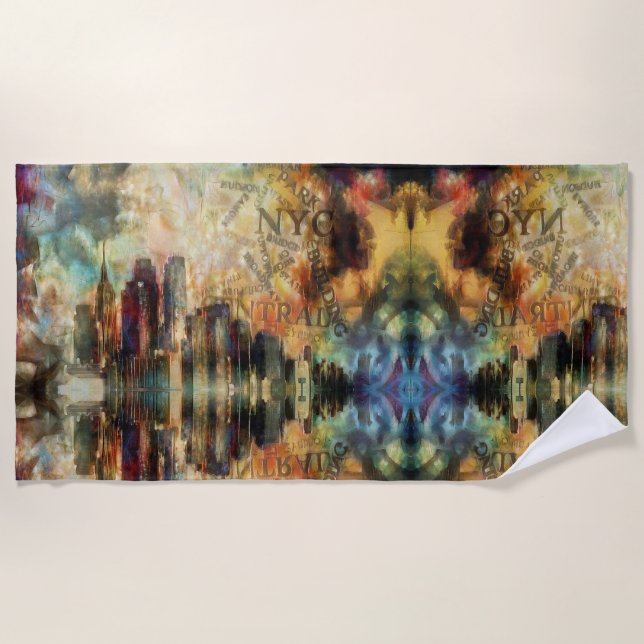 New York Strandtuch (Vorderseite)