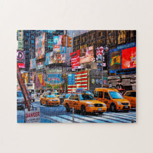 New York Street Scene. Jigsaw Puzzle