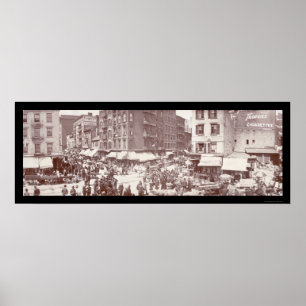 New York Streets Foto 1902 Poster