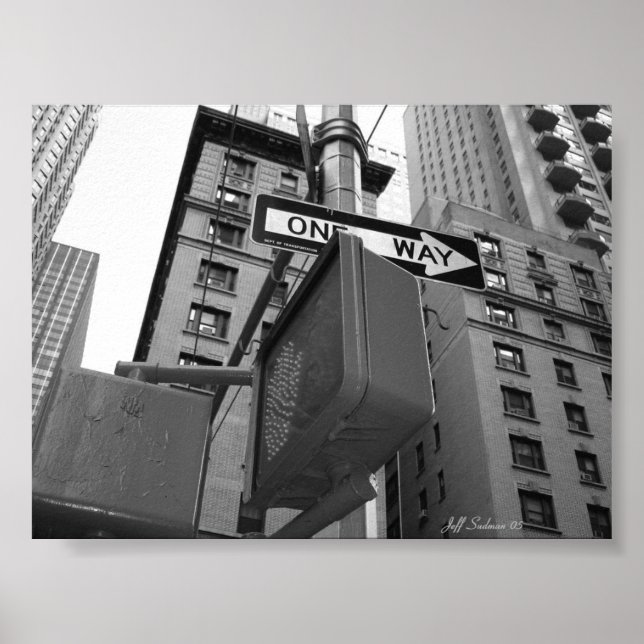 New York Streets Poster (Vorne)