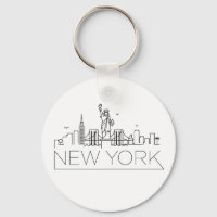 New York Stylized Skyline