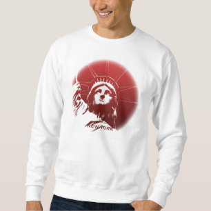 New York Sweatshirt New York Statue of Liberty Top