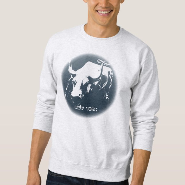 New York Sweatshirt NYC Bull Souvenir Shirt (Vorderseite)
