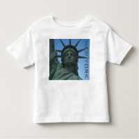 New York T - Shirt Baby Statue of Liberty Baby Shi