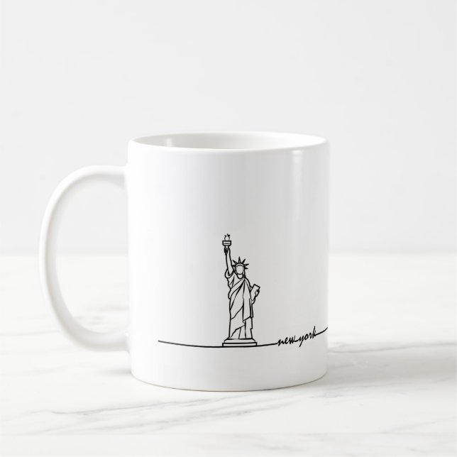 New York Tasse, Statue of Liberty, New York Lover Kaffeetasse (Links)