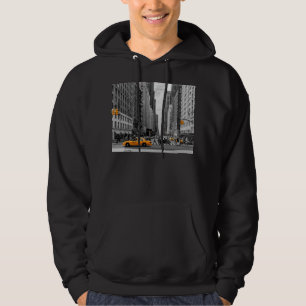 New York Taxi Urban City Color Pop Fotografie Hoodie