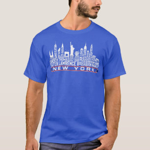 New York Team 23 Player Roster New York City Skyl T-Shirt