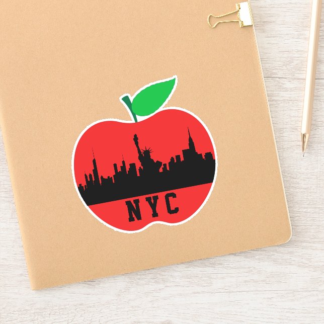 New York The Big Apple - New York Staat Aufkleber (Notizbuch)
