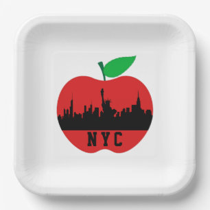 New York The Big Apple - New York Staat Pappteller