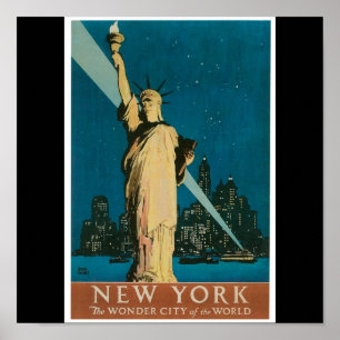 New York: The Wonder City of the World Poster
