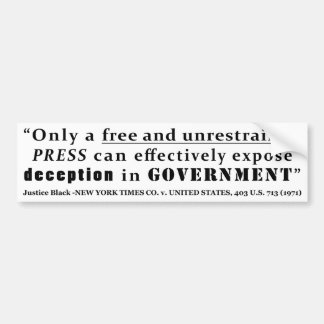 New York Times Co V Vereinigte Staaten 403 wir 713 Autoaufkleber