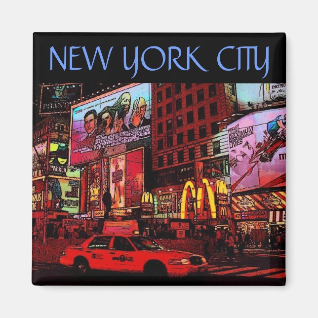New York (Times Sq) Magnet (Vorne)