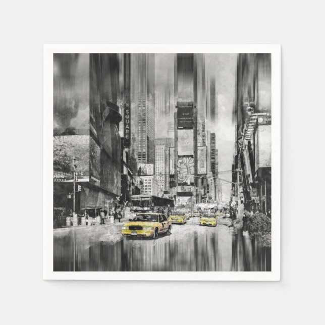 New York Times Square Serviette (Vorderseite)