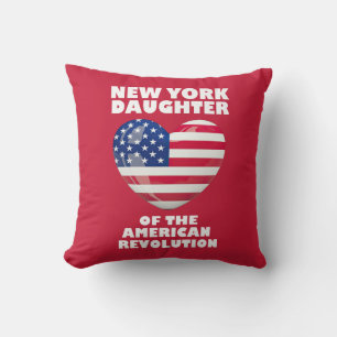 NEW YORK Tochter Amerikanische Revolution DAR US S Kissen