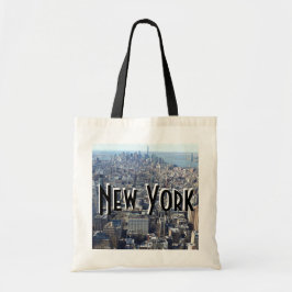 New York Tote Bag - Black Tragetasche