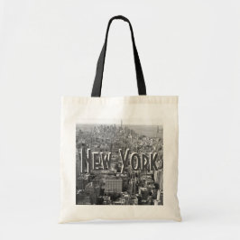 New York Tote Bag - Grau Tragetasche
