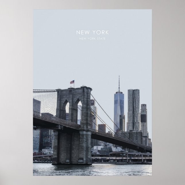 New York Travel Artwork Poster (Vorne)