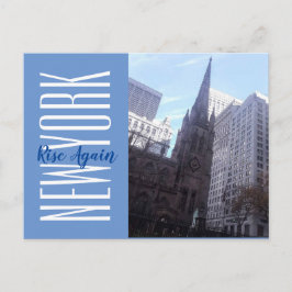 New York Trinity Place Postkarte