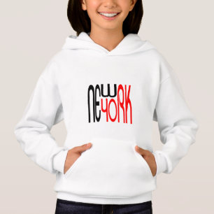 New York Typografy Cool T-Shirt Hoodie