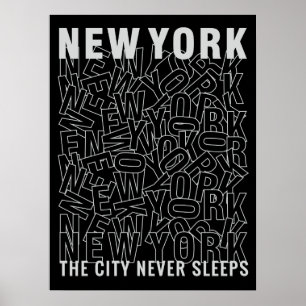 New York Typografy Poster