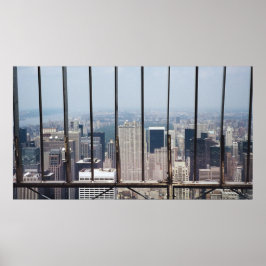 New York und Central Park vom Empire State Bldg. Poster
