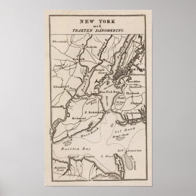 New York und New Jersey Region Poster (Vorne)