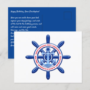 New York, United States, Customizable, Sea Travel Postkarte