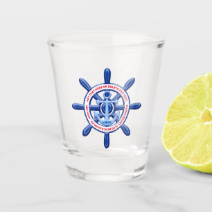 New York, United States, Customizable, Sea Travel Schnapsglas