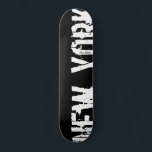 New York - Urban Style - Skateboard<br><div class="desc">Schwarz-Weiß-Design im urbanen Stil</div>