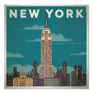 New York USA antiquarisch Fotodruck