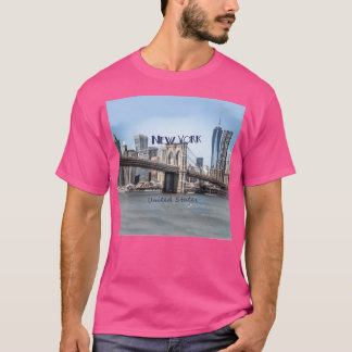 New York USA - New York Skyline - Ikonischer Wolke T-Shirt