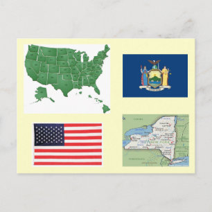 New York, USA Postkarte