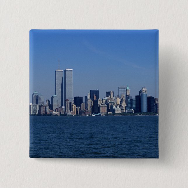 New York, USA. Skyline des Stadtzentrums von Manha Button (Vorderseite)
