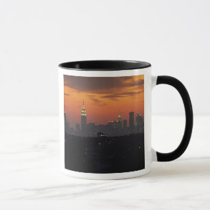 New York, USA. Skyline von im Norden Manhattan Tasse