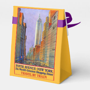 New York USA Vintage Reise Geschenkbox Geschenkschachtel