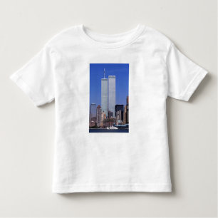 New York, USA. Zwillingstürme der berühmten Welt Kleinkind T-shirt