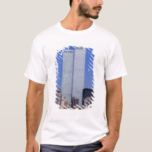 New York, USA. Zwillingstürme der berühmten Welt T-Shirt